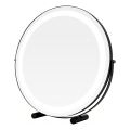 Brilagi - LED Dimbare make-upspiegel FLORIDA LED/17W/230V 3000/4000/6500K Ø 42 cm zwart