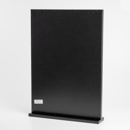 BRILAGI - Dimbare make-upspiegel HOLLYWOOD LED/15W/230V CCT + 2x USB 55x77 cm zwart