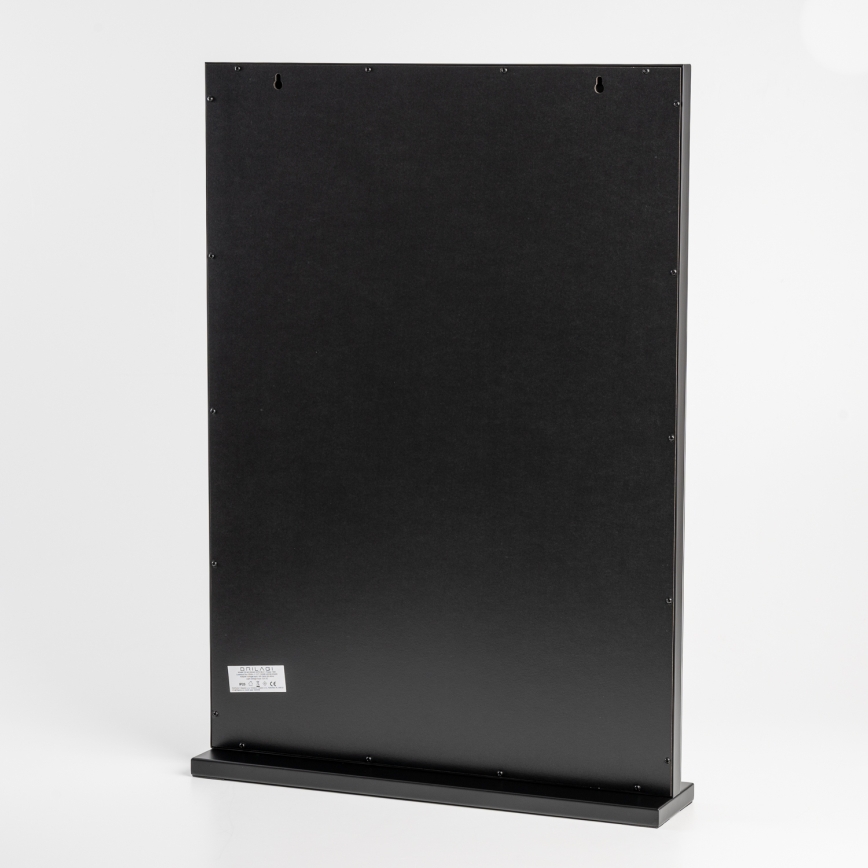 BRILAGI - Dimbare make-upspiegel HOLLYWOOD LED/15W/230V CCT + 2x USB 55x77 cm zwart