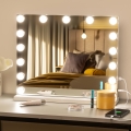 BRILAGI - LED dimbare make-upspiegel HOLLYWOOD LED/15W/230V CCT + USB wit