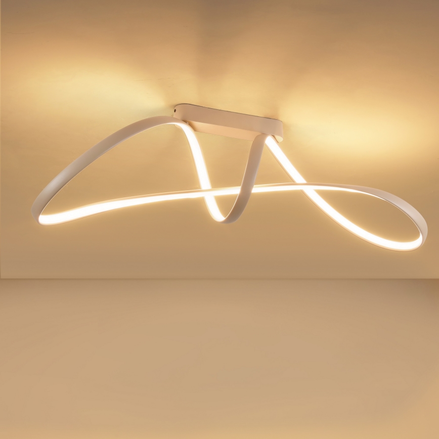 Brilagi - dimbare LED opbouwplafonnière TWISTER LED/60W/230V 3000-6000K beige + afstandsbediening