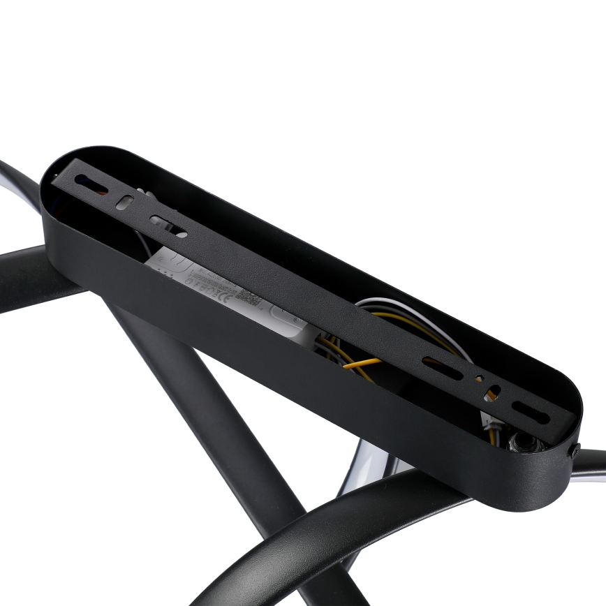 Brilagi - Dimbare LED-opbouwlamp TWISTER LED/60W/230V 3000-6000K zwart + afstandsbediening