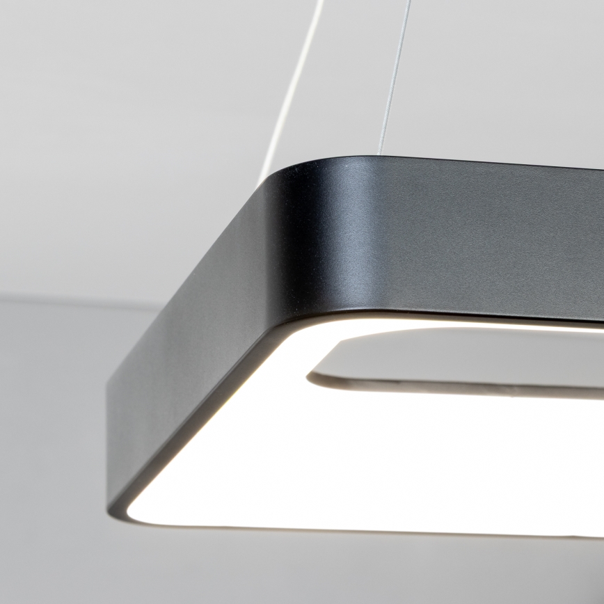 Brilagi - LED dimbare kabelhanglamp FALCON II LED/80W/230V 3000-6500K 40x40 cm zwart + afstandsbediening