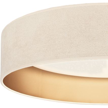 Brilagi - LED dimbare plafondlamp VELVET SMARTIX STARS LED/24W/230V 3000–6000K Ø 45 cm crème/goud Wi‑Fi Tuya Beacon + afstandsbediening