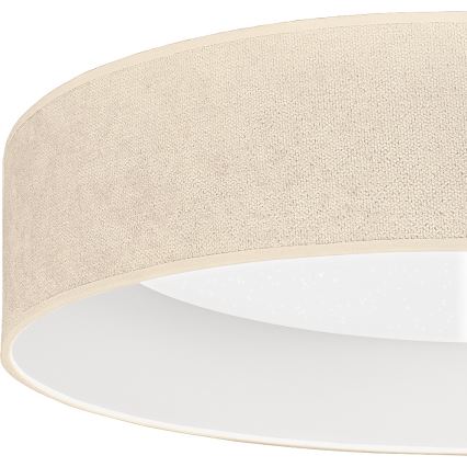 Brilagi - LED-dimbare plafondlamp VELVET SMARTIX STARS LED/24W/230V 3000-6000K Ø 45 cm crème Wi-Fi Tuya Beacon + afstandsbediening