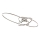 Brilagi - LED-dimbare plafondlamp APOLLO LED/58W/230V 3000-6500K 43,2x101,2 cm mat chroom + afstandsbediening