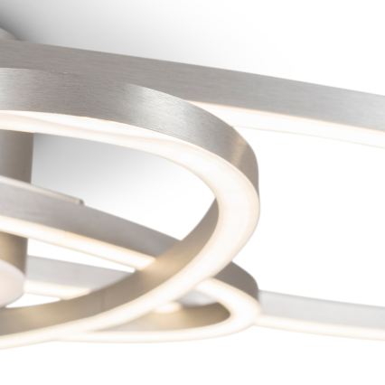 BRILAGI - LED-dimbare plafondlamp APOLLO LED/58W/230V 3000-6500K 43,2x101,2 cm mat chroom + afstandsbediening