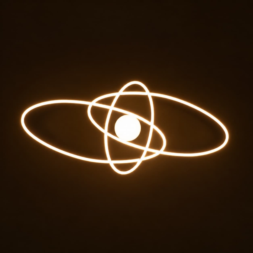 BRILAGI - Dimbare LED-plafondlamp APOLLO LED/58W/230V 3000-6500K 43,2x101,2 cm zwart + afstandsbediening