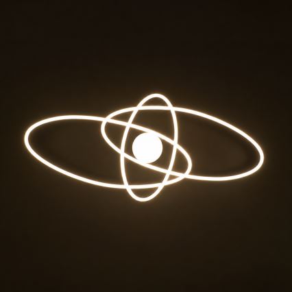 BRILAGI - Dimbare LED-plafondlamp APOLLO LED/58W/230V 3000-6500K 43,2x101,2 cm zwart + afstandsbediening