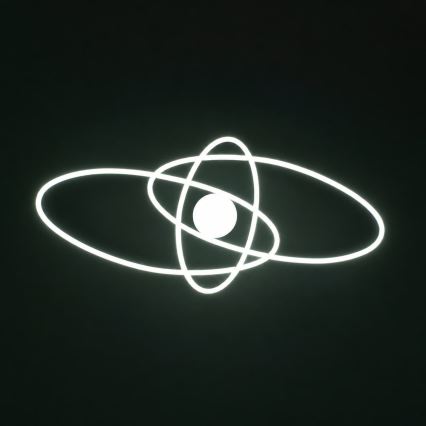 BRILAGI - Dimbare LED-plafondlamp APOLLO LED/58W/230V 3000-6500K 43,2x101,2 cm zwart + afstandsbediening