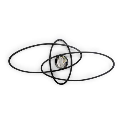BRILAGI - Dimbare LED-plafondlamp APOLLO LED/58W/230V 3000-6500K 43,2x101,2 cm zwart + afstandsbediening