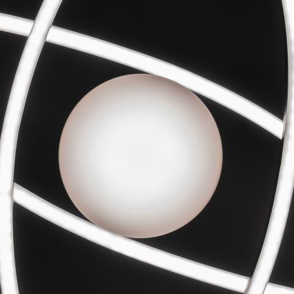 BRILAGI - Dimbare LED-plafondlamp APOLLO LED/58W/230V 3000-6500K 43,2x101,2 cm zwart + afstandsbediening