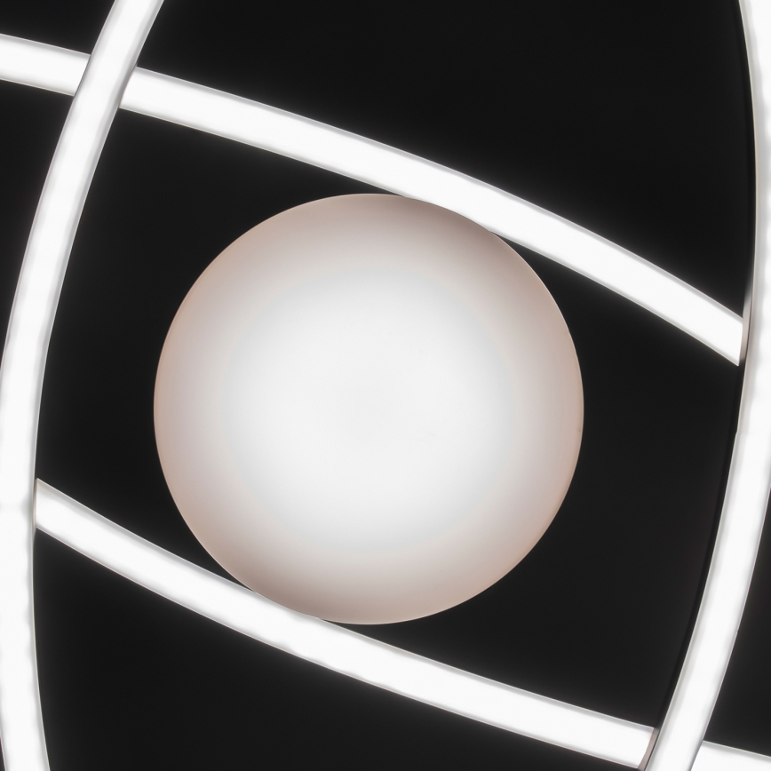BRILAGI - Dimbare LED-plafondlamp APOLLO LED/58W/230V 3000-6500K 43,2x101,2 cm zwart + afstandsbediening