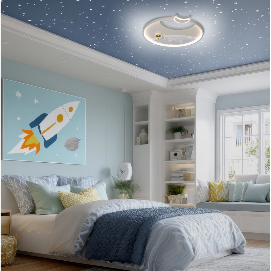 Brilagi - LED dimbare plafondlamp ASTRO LED/20W/230V 3000-6000K + afstandsbediening