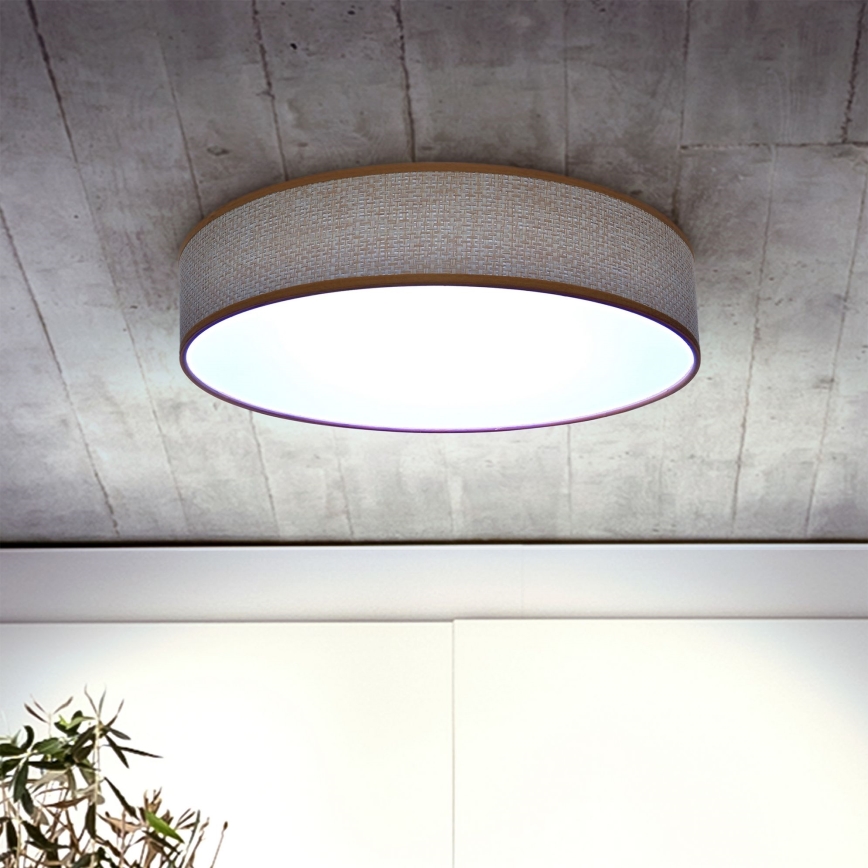Brilagi - LED dimbare plafondlamp CARMEN LED/48W/230V 3000-6500K Ø 40 cm + afstandsbediening