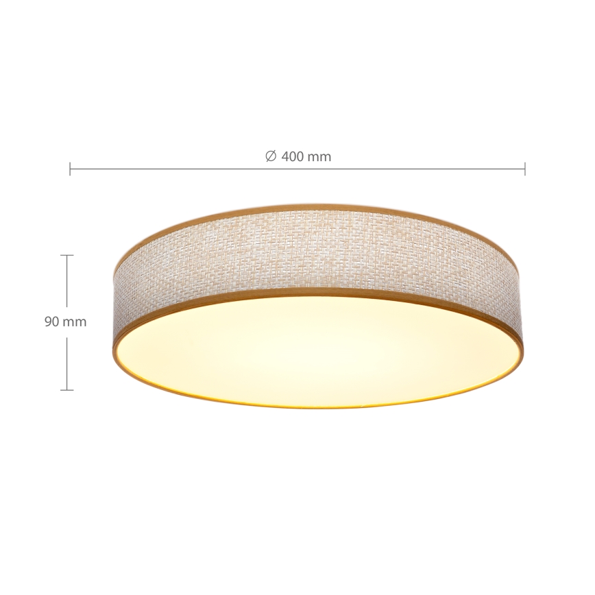 Brilagi - LED dimbare plafondlamp CARMEN LED/48W/230V 3000-6500K Ø 40 cm + afstandsbediening