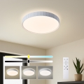 Brilagi - LED-dimbare plafondlamp CORVO LED/54W/230V 3000-6000K wit Ø 40 cm + afstandsbediening
