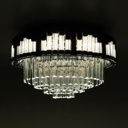 BRILAGI - Dimbare LED-plafondlamp CROWN LED/41W/230V 3000-6000K Ø 48 cm zwart + afstandsbediening