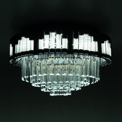 BRILAGI - Dimbare LED-plafondlamp CROWN LED/41W/230V 3000-6000K Ø 48 cm zwart + afstandsbediening