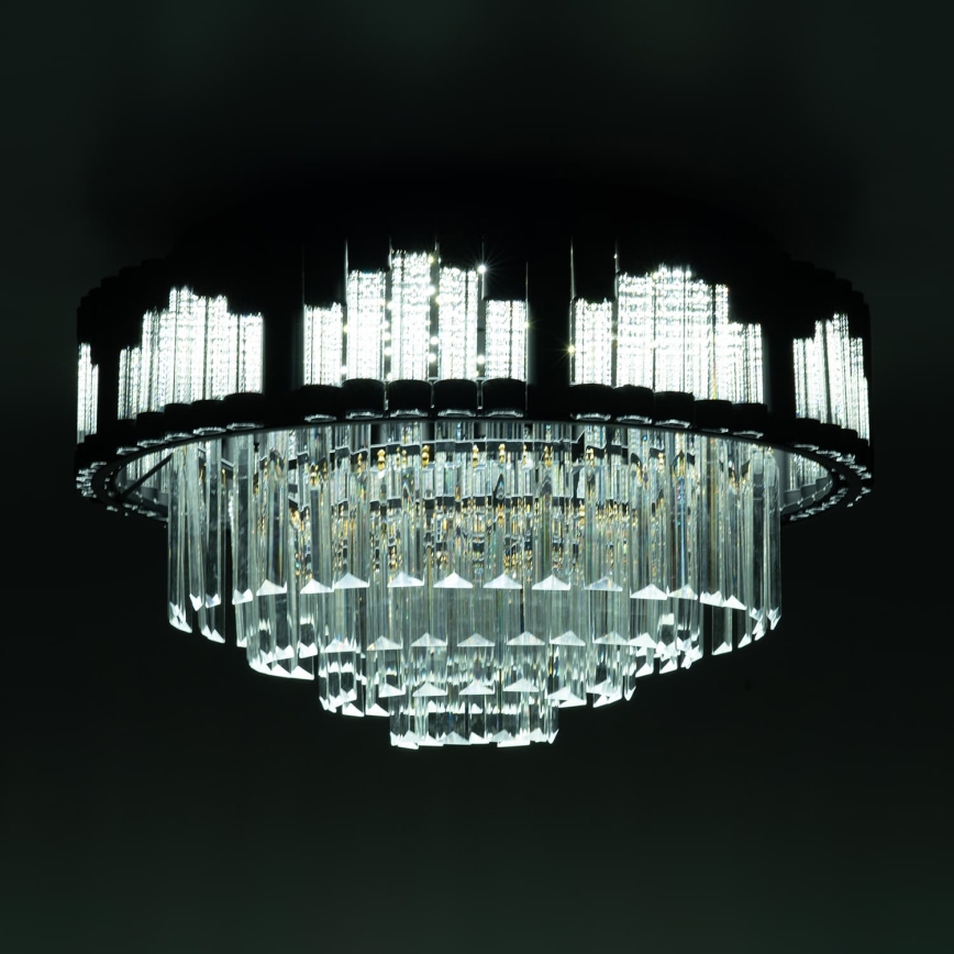BRILAGI - Dimbare LED-plafondlamp CROWN LED/41W/230V 3000-6000K Ø 48 cm zwart + afstandsbediening