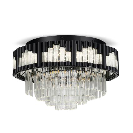 BRILAGI - Dimbare LED-plafondlamp CROWN LED/41W/230V 3000-6000K Ø 48 cm zwart + afstandsbediening