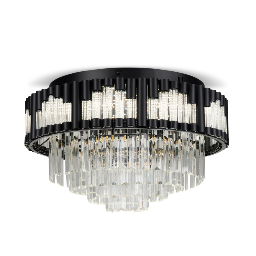 BRILAGI - Dimbare LED-plafondlamp CROWN LED/41W/230V 3000-6000K Ø 48 cm zwart + afstandsbediening