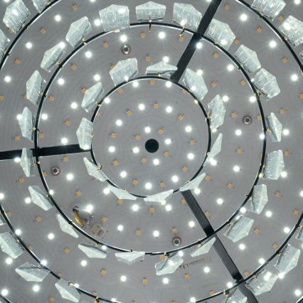 BRILAGI - Dimbare LED-plafondlamp CROWN LED/41W/230V 3000-6000K Ø 48 cm zwart + afstandsbediening