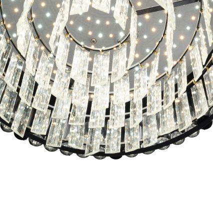 BRILAGI - Dimbare LED-plafondlamp CROWN LED/41W/230V 3000-6000K Ø 48 cm zwart + afstandsbediening