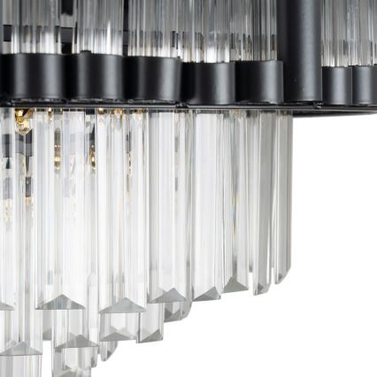 BRILAGI - Dimbare LED-plafondlamp CROWN LED/41W/230V 3000-6000K Ø 48 cm zwart + afstandsbediening