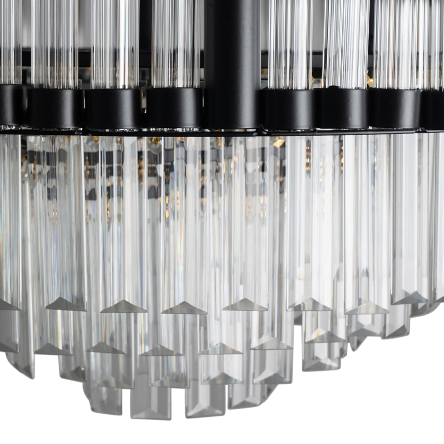 BRILAGI - Dimbare LED-plafondlamp CROWN LED/41W/230V 3000-6000K Ø 48 cm zwart + afstandsbediening