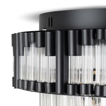 BRILAGI - Dimbare LED-plafondlamp CROWN LED/41W/230V 3000-6000K Ø 48 cm zwart + afstandsbediening