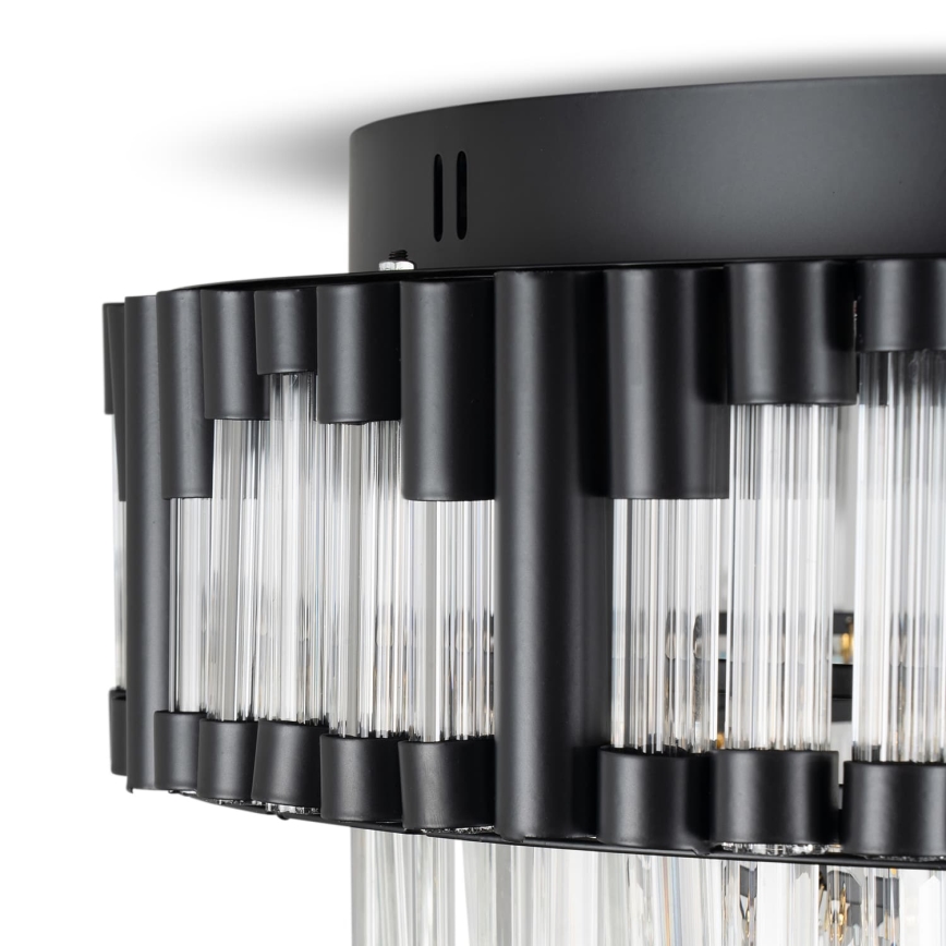 BRILAGI - Dimbare LED-plafondlamp CROWN LED/41W/230V 3000-6000K Ø 48 cm zwart + afstandsbediening