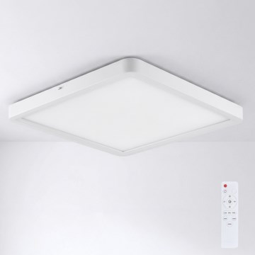 Brilagi - LED-dimbare plafondlamp ESTELA SQUARE LED/36W/230V 3000-6500K 31x31 cm wit + afstandsbediening