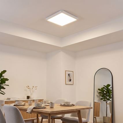 Brilagi - LED-dimbare plafondlamp ESTELA SQUARE LED/36W/230V 3000-6500K 31x31 cm wit + afstandsbediening