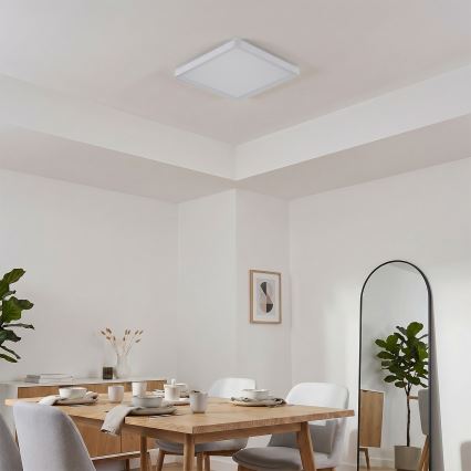 Brilagi - LED-dimbare plafondlamp ESTELA SQUARE LED/36W/230V 3000-6500K 31x31 cm wit + afstandsbediening