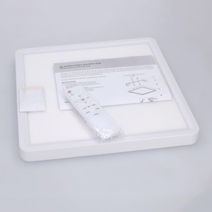 Brilagi - LED-dimbare plafondlamp ESTELA SQUARE LED/36W/230V 3000-6500K 31x31 cm wit + afstandsbediening