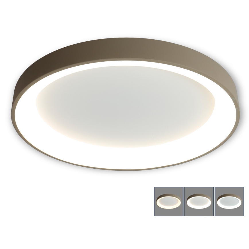 BRILAGI - dimbare LED-plafondlamp FALCON II LED/108W/230V 3000-6500K Ø 80 cm wit/beige + afstandsbediening