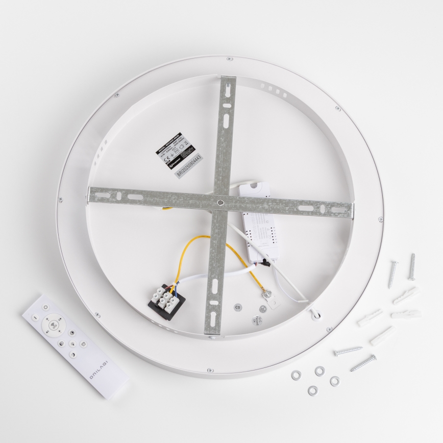 Brilagi - Dimbare LED-plafondlamp FALCON II LED/67W/230V 3000-6500K Ø 40 cm wit + afstandsbediening