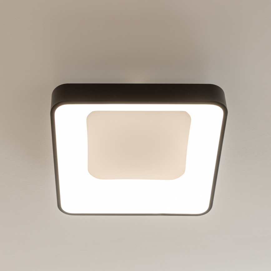 Brilagi - LED-dimbare plafonnière FALCON II LED/80W/230V 3000-6500K 40x40 cm zwart + afstandsbediening