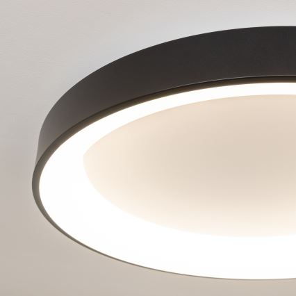 Brilagi - Dimbare LED-plafondlamp FALCON II LED/99W/230V 3000-6500K Ø 60 cm zwart + afstandsbediening
