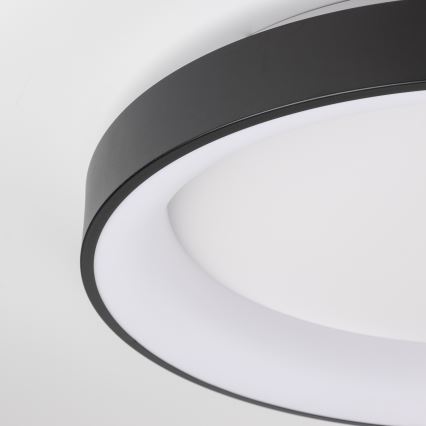 Brilagi - Dimbare LED-plafondlamp FALCON II LED/99W/230V 3000-6500K Ø 60 cm zwart + afstandsbediening