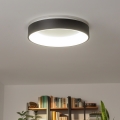 Brilagi - LED-dimbare plafondlamp FALCON LED/80W/230V 3000-6500K Ø 60 cm zwart + afstandsbediening
