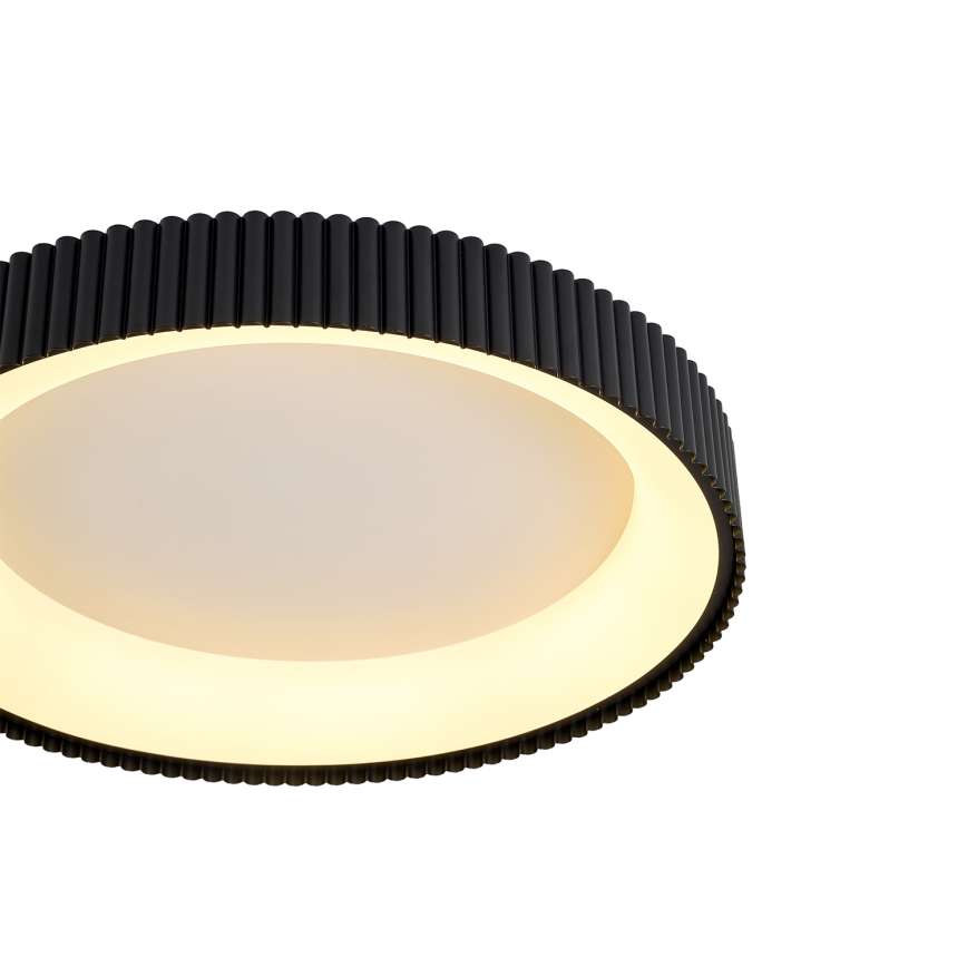 Brilagi - LED dimbare plafondlamp FALCON MODERN LED/30W/230V 3000-6500K Ø 40 cm zwart + afstandsbediening