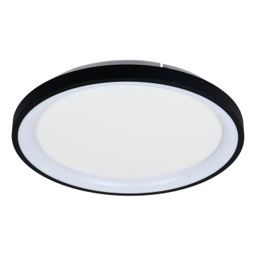 Brilagi - LED-dimbare plafondlamp FALCON SLIM LED/42W/230V 3000-6500K Ø 50 cm zwart + afstandsbediening