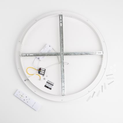 Brilagi - LED dimbare plafondlamp FALCON SLIM LED/42W/230V 3000-6500K Ø 50 cm wit + afstandsbediening