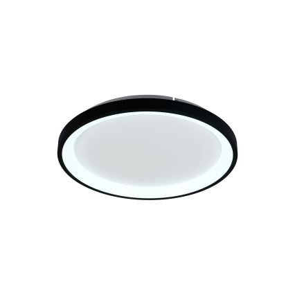 Brilagi - LED-dimbare plafondlamp FALCON SLIM LED/42W/230V 3000-6500K Ø 50 cm zwart + afstandsbediening