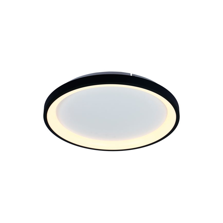 Brilagi - LED-dimbare plafondlamp FALCON SLIM LED/42W/230V 3000-6500K Ø 50 cm zwart + afstandsbediening