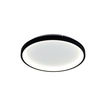 Brilagi - LED-dimbare plafondlamp FALCON SLIM LED/42W/230V 3000-6500K Ø 50 cm zwart + afstandsbediening