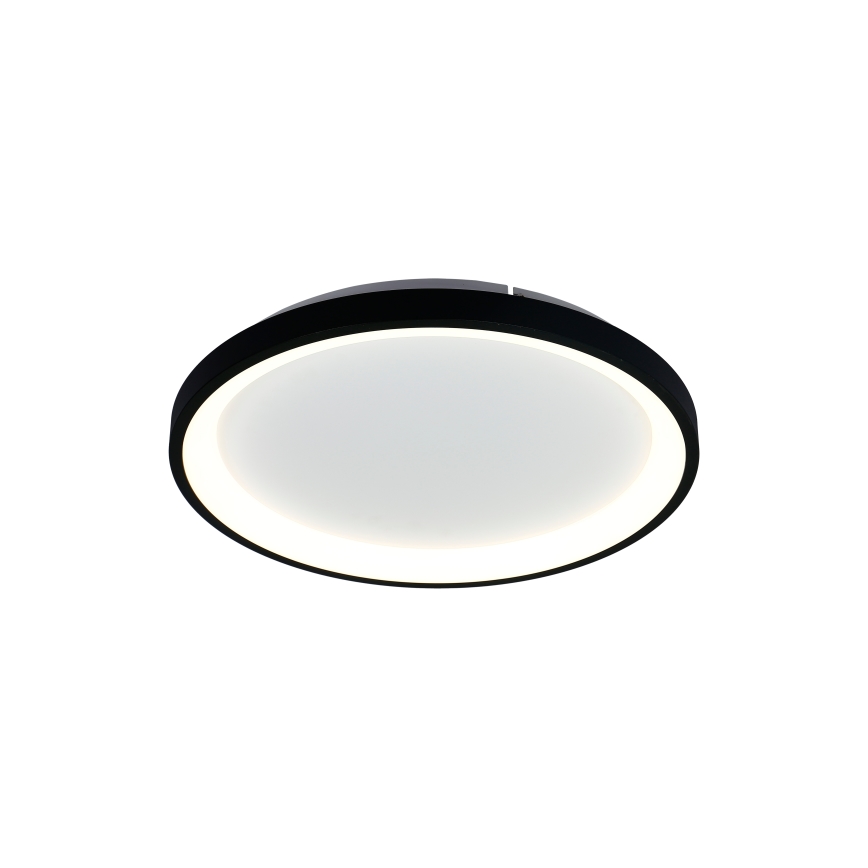 Brilagi - LED-dimbare plafondlamp FALCON SLIM LED/42W/230V 3000-6500K Ø 50 cm zwart + afstandsbediening