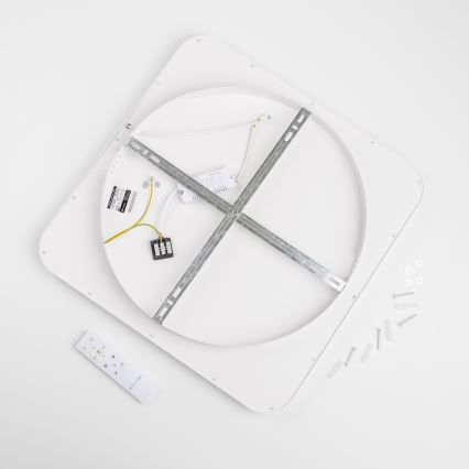 Brilagi - dimbare LED-plafondlamp FALCON SLIM LED/50W/230V 3000-6500K 50x50 cm wit + afstandsbediening